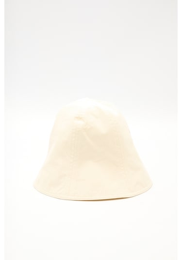 Lastik Detaylı Bucket Şapka Vanilya Vanilya