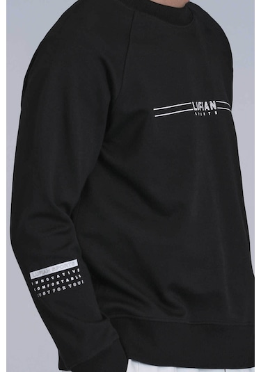 Lufian Erkek Sweatshirt Siyah 112030144 Squıre 25kn28000037 N28012 Siyah