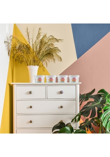 Bi Boya Geometrik Duvar Boyama Seti 5 - 1 L