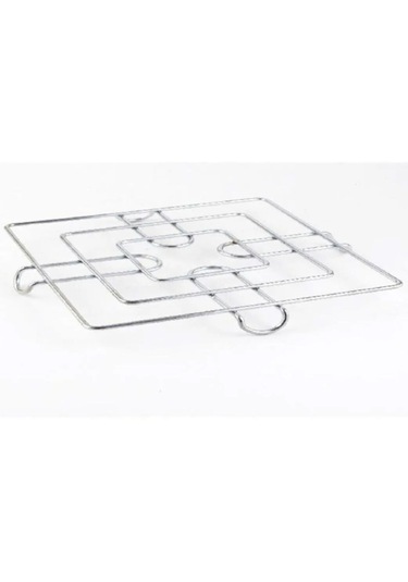 Metal Kare Nihale Beyaz