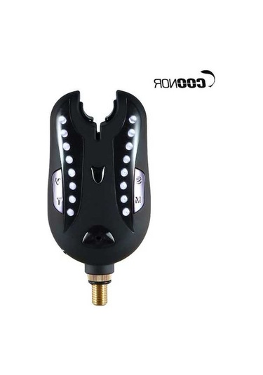 Artfulabode Uyarı Ses Led Kiti Kablosuz Isırma Göstergesi Dijital Beyaz Balık Balık Balık Alıcı Alarmları Alarmı Alarm Mw Beyaz