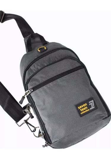 Ogdo - Göğüs, Sırt Çantası - Body Bag - 4980 Gri