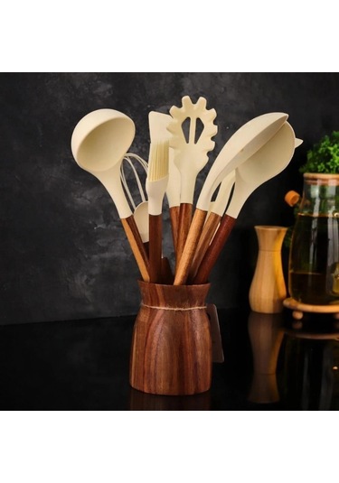 Mien Dayanıklı Akasya Bohem Kaşıklık -7b96 Kahverengi