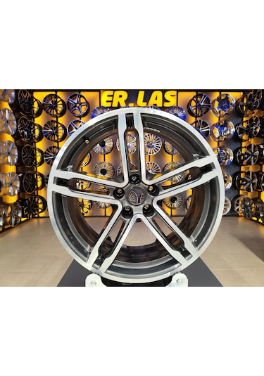 4 Adet Porsche  8 19 5 112 Et21 66.6 Gun Mack Jant Revize Edilmiş Takım