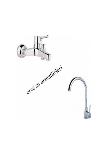 Delta Evye ve Banyo Bataryası Krom