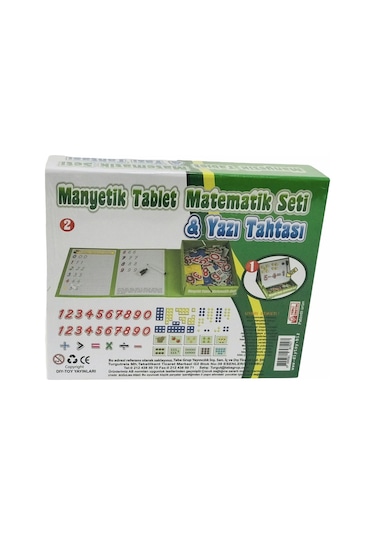 Manyetik Tablet Matematik Seti Yazı Tahtası Eğitici Oyuncak