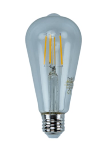 Heka 6W 230V 2700K E27 ST64 Led Flamanlı Rustik Ampul