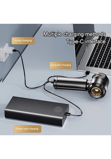 Auhma  AHV-02 2İn1 15000PA 3 Kademeli Vakumlu Üflemeli Araç Süpürgesi