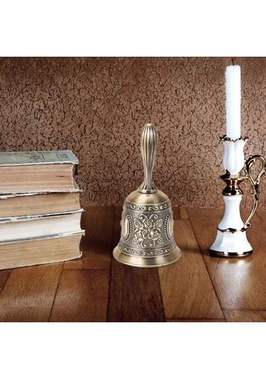 Altın Masa Zili. El Zili. Yüksek Ses. Okul Resepsiyonu. Noel.