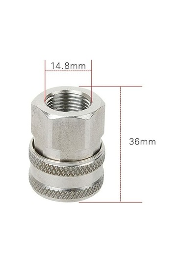 Bloomnest Yüksek Dayanıklılık Adaptör Kiti Basınçlı Yıkama Makinesi Bağlantı Kesme Kiti, 3/8 Dişi Rakor, 5000 Psı