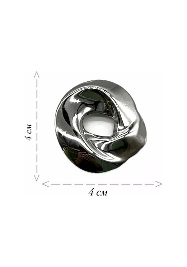 Best Price 34 Ceket İçin Orijinal Yuvarlak Broş 309444928 Gri