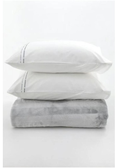 Agossa 6 Parça Battaniye Seti Gri Gri