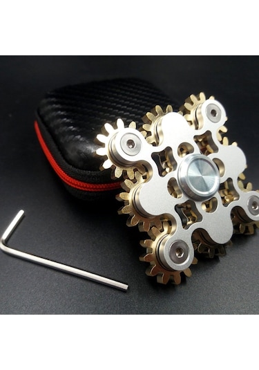 Edc Fidget 9 Dişli Mekanik Metal Yeni Nesil Stres Çarkı