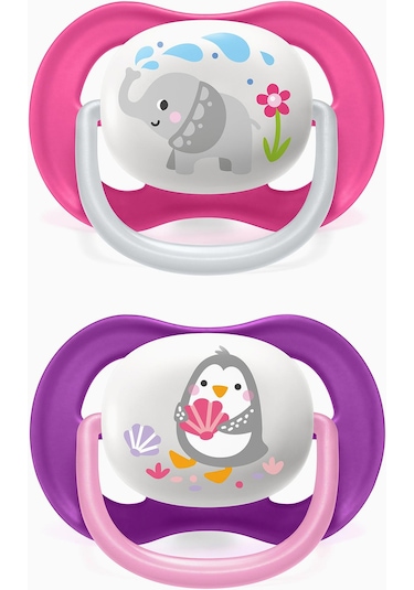 Philips Avent Ultra Air 6-18 Ay Emzik 2'li Pembe - Mor
