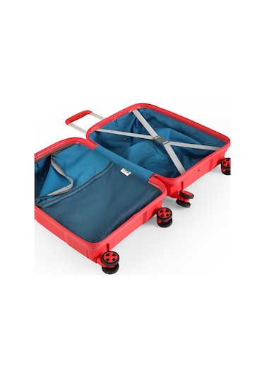 Ççs 5264 Polipropilen Büyük Boy Valiz Kırmızı