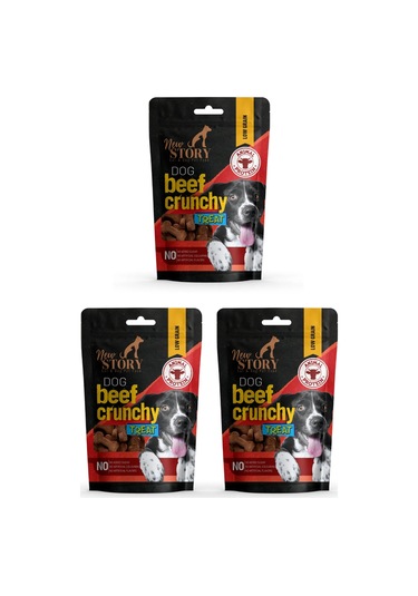 Dog Beef Crunchy 3x80gr. Biftekli, Köpek Ödül Maması