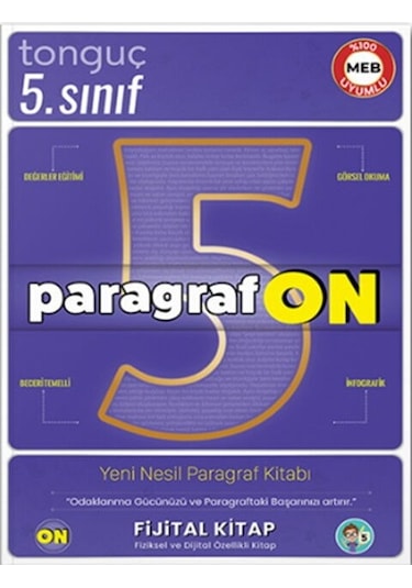 Tonguç Yayınları 5. Sınıf Paragrafon Soru Bankası