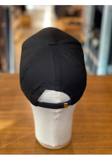 Türkiye Bayrak Nakışlı Pamuklu Unisex Cap Şapka Siyah