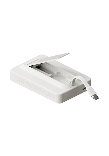 Momax IP132HKW Power X Pro+Magnetic Wireless 10000 mAh Standlı + USB-C Kablo Powerbank Beyaz