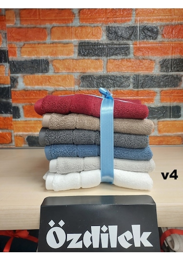 Özdilek Svv Border -6 Lı- Kalın & Yumuşak Mutfak Havlusu 33x33 - V4 Yeşil
