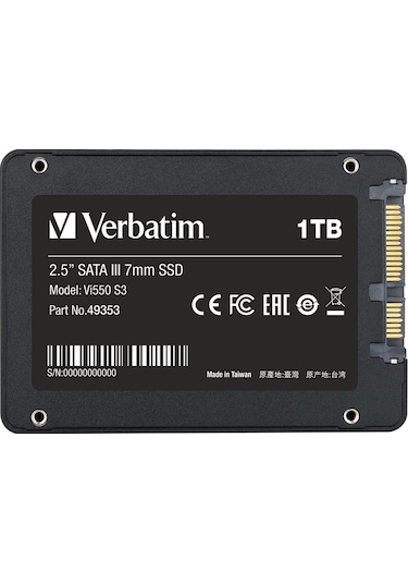 Verbatim Vi550 S3 2.5" 1 TB SATA 3 SSD