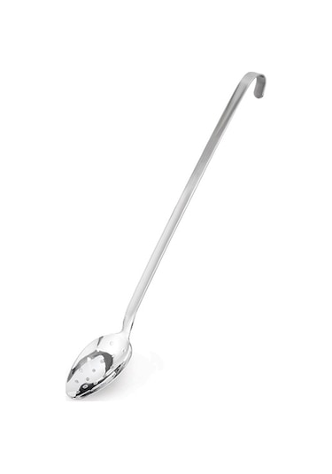 Sanayi Tipi Puntalı, Delikli Servis Kaşığı 35 Cm