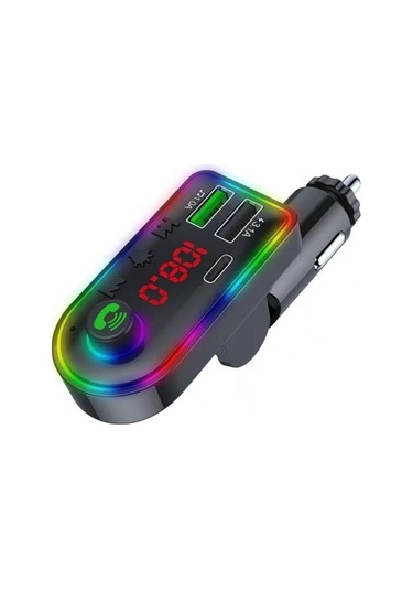 Willowhaven F8 Araba Mp3 Çalar - Renkli Arka Işıklar, Usb Ve Bluetooth Destekli - Siyah