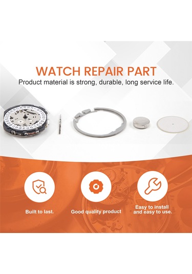 Xurunkeji Ym62a Ym62-3, 7t62a Kuvars Hareketi Date At 3 Saat Tamir Parçalarının Yerini Alır Gümüş