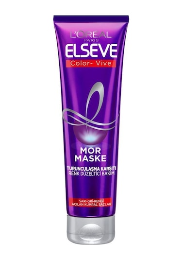 Elseve Color Vive Turunculaşma Karşıtı Mor Maske 150 ML