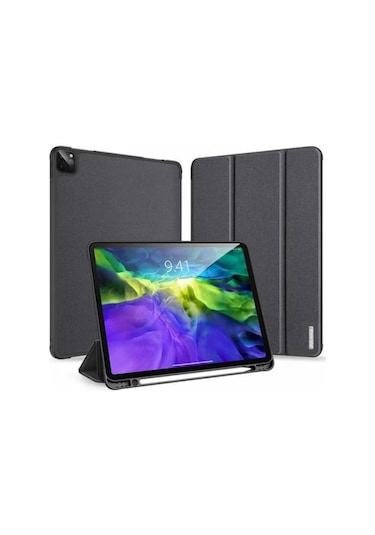 Polham Apple Uyumlu iPad  Pro 12.9 Kılıf 2020-2018 Kalem Ye