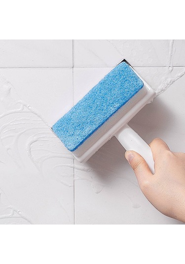 Sones 2'si 1 Arada Pencere Cam Temizleme Fırçası Toz Toplayıcı Pencere Fırçası Temizleme Sileceği Beyaz