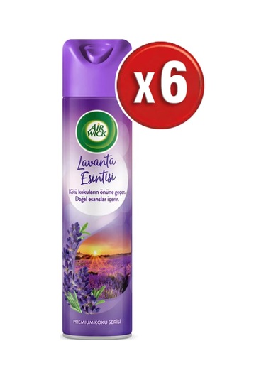 Air Wick Aerosol Lavanta Esintisi 6 x 300 ML