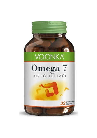Voonka Omega 7 Kır Iğdesi Yağı 500 Mg 32 Yumuşak Kapsül