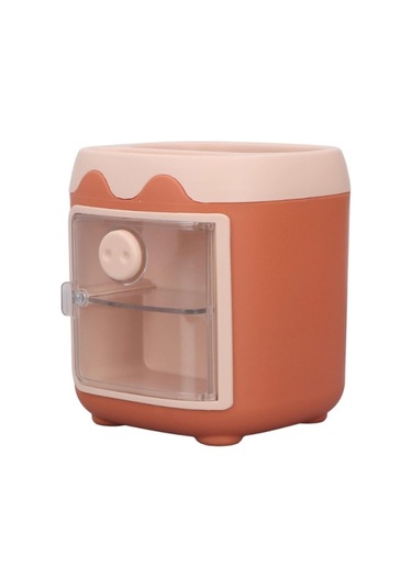 Mini Dolap Tasarımlı Kalemlik Çok Renkli