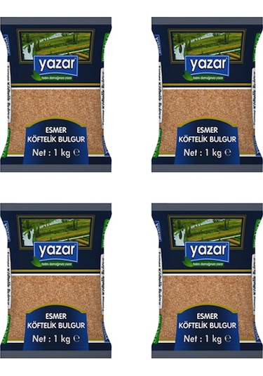 Yazar Esmer Köftelik Bulgur 4 x 1 KG