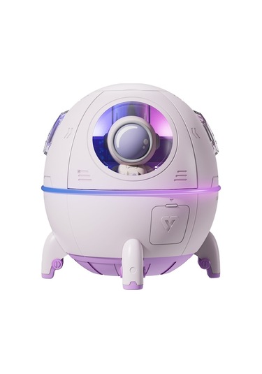 Rogfer Lunar Type-c Masaüstü Nemlendirici Ortam Lambası Mor