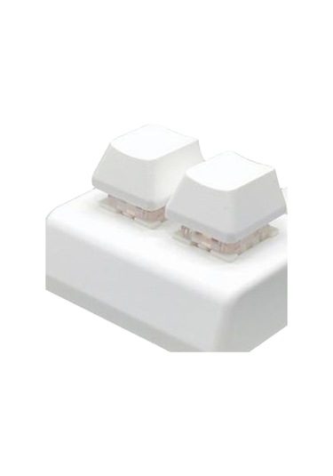 Suntek 2 Tuşlu Klavyesi, Type C Pc Programlama Makro Ses Beyaz