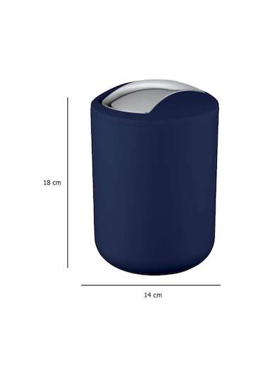 2 Li Çöp Kovası Lacivert Brasil Model 18 X 15 - 31 X 19,5 Lacivert