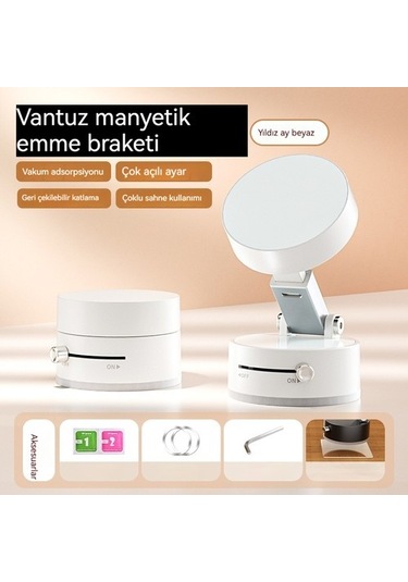 Joyhub Döndürülebilir Katlanır Araba Telefon Tutucu Beyaz Yok Vantuzlu 2krtzm