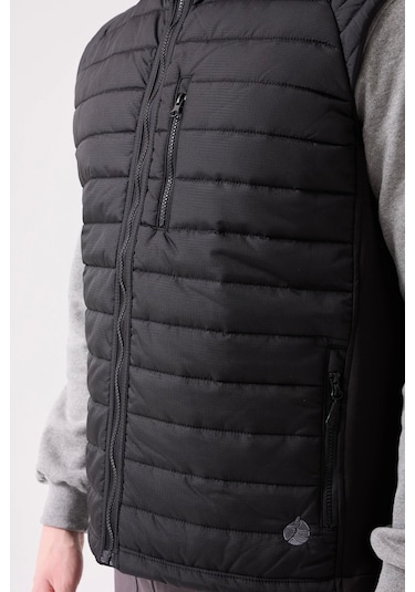 Nepeta Bomber Şişme Yelek Siyah