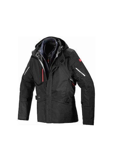 Spidi Mission-T H2out Lamine 4 Mevsim Motosiklet Montu Siyah