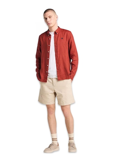 Timberland Tb0a2fd5 Claremont Cotton Krem Erkek Şort Krem
