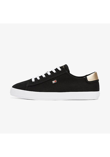 Tommy Hilfiger Vulc Lace Up Kadın Siyah Sneaker Fw0fw08647 Siyah