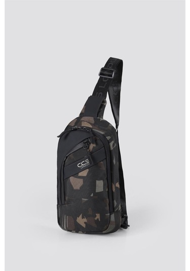 Ççs 31410 Tek Askılı Çapraz Çanta Kamuflaj-siyah Çok Renkli
