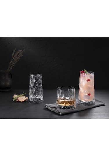 Paşabahçe Leafy Bardak Seti 12'Li 420194 & 420855