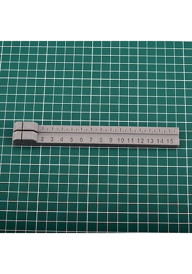 Fochsia Gri Sku Ptfe Boru Kesme Aleti Çift Ölçekli Metrik İnç Dayanıklı Plastik Gri