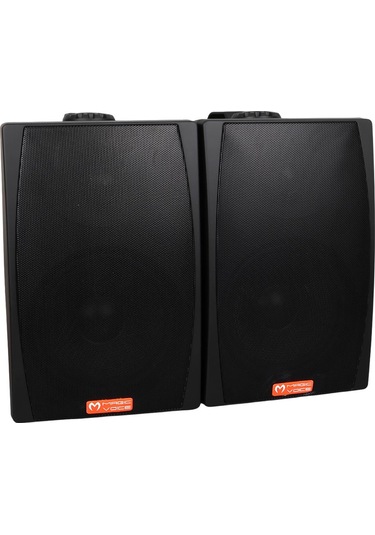 Magicvoice Mv-03 16 Cm 60 Watt Komütatörlü Hat Trafolu Siyah Sütun Hoparlör 2'li Okul Cami Konferans Salonu Hoparlörü