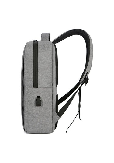 Mavi Oxford Kumaş Laptop Sırt Çantası, Minimalist Bilgisayar Çantası, Usb Şarjlı Sırt Çantası, Erkek Ve Kadın Günlük İş Bilgisayarı Çantası