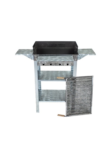 Metehan MTH-18 Lüx Pervazlı - Kanatlı - Maltız Izgaralı - Battal Boy Mangal