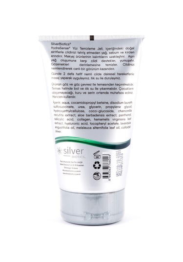 Silverbiotics Laboratories Hydrasense Sivilce ve Kusur Karşıtı Yüz Temizleme Jeli 150 ML